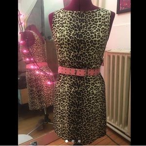 Cheetah leopard animal print dress